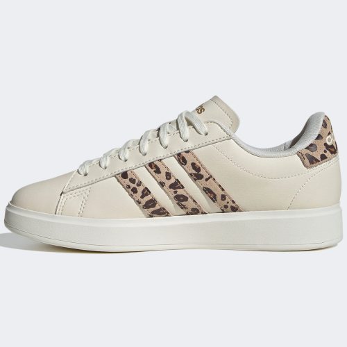 adidas grand court 2 0 shoes white beige gold ih7761 4