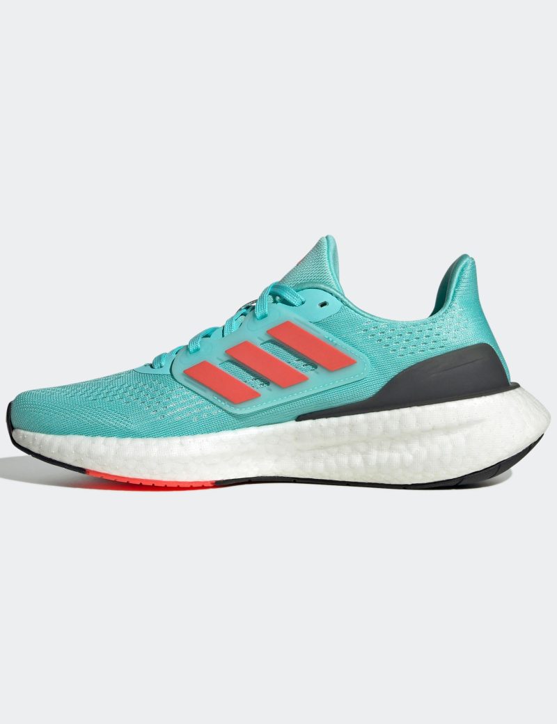 adidas pureboost 23 shoes aqua red white if2389 4