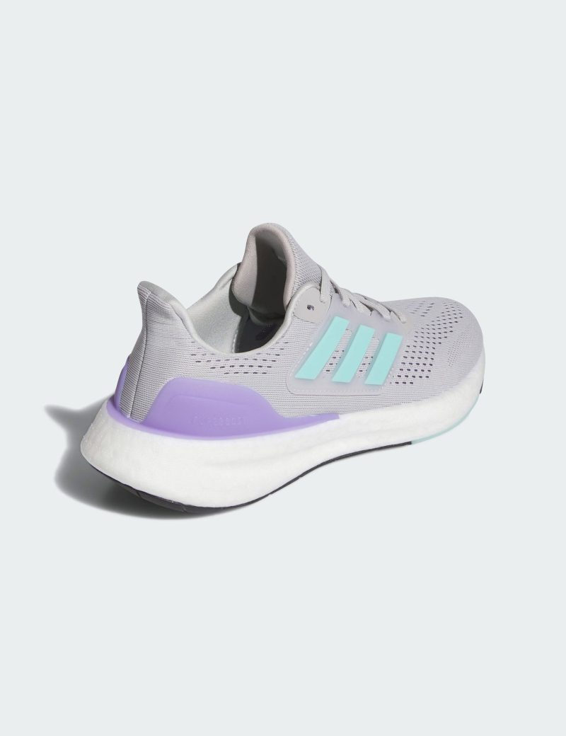 adidas pureboost 23 shoes grey aqua white if2390 5