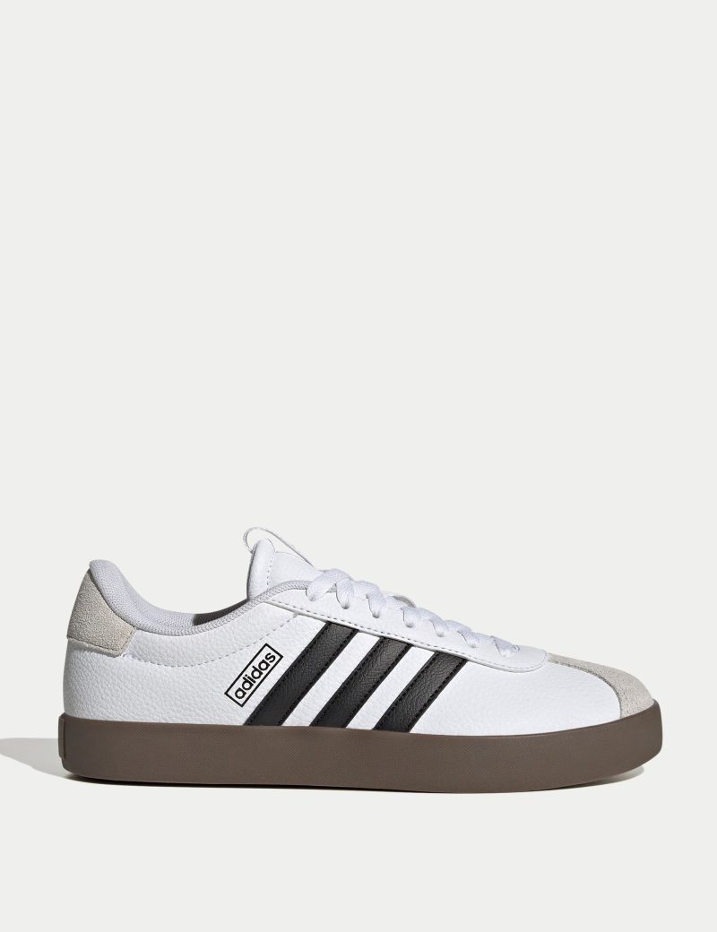 adidas vl court 3 0 shoes white black grey id8797 1