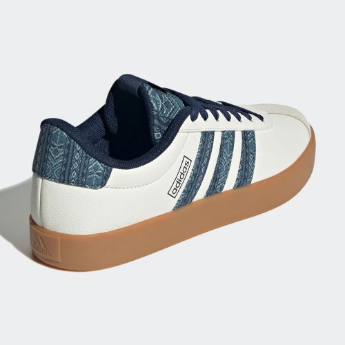 adidas vl court 3 0 shoes white indigo gum10 ih4809 3