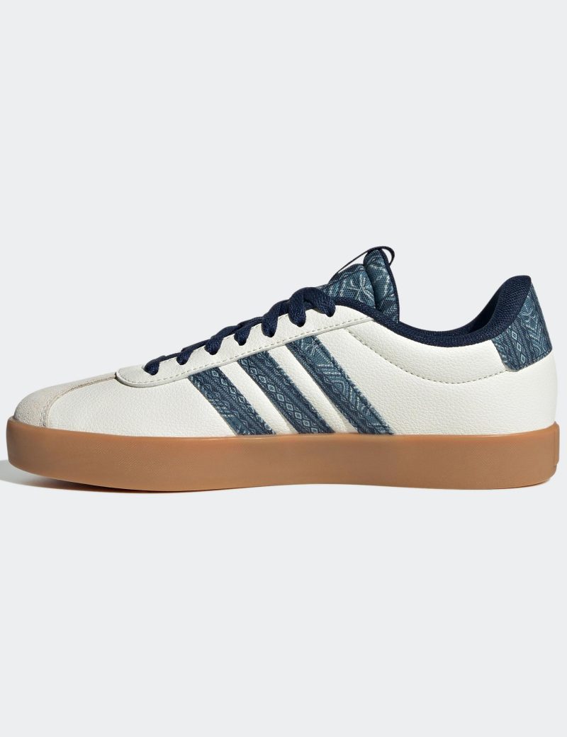 adidas vl court 3 0 shoes white indigo gum10 ih4809 4