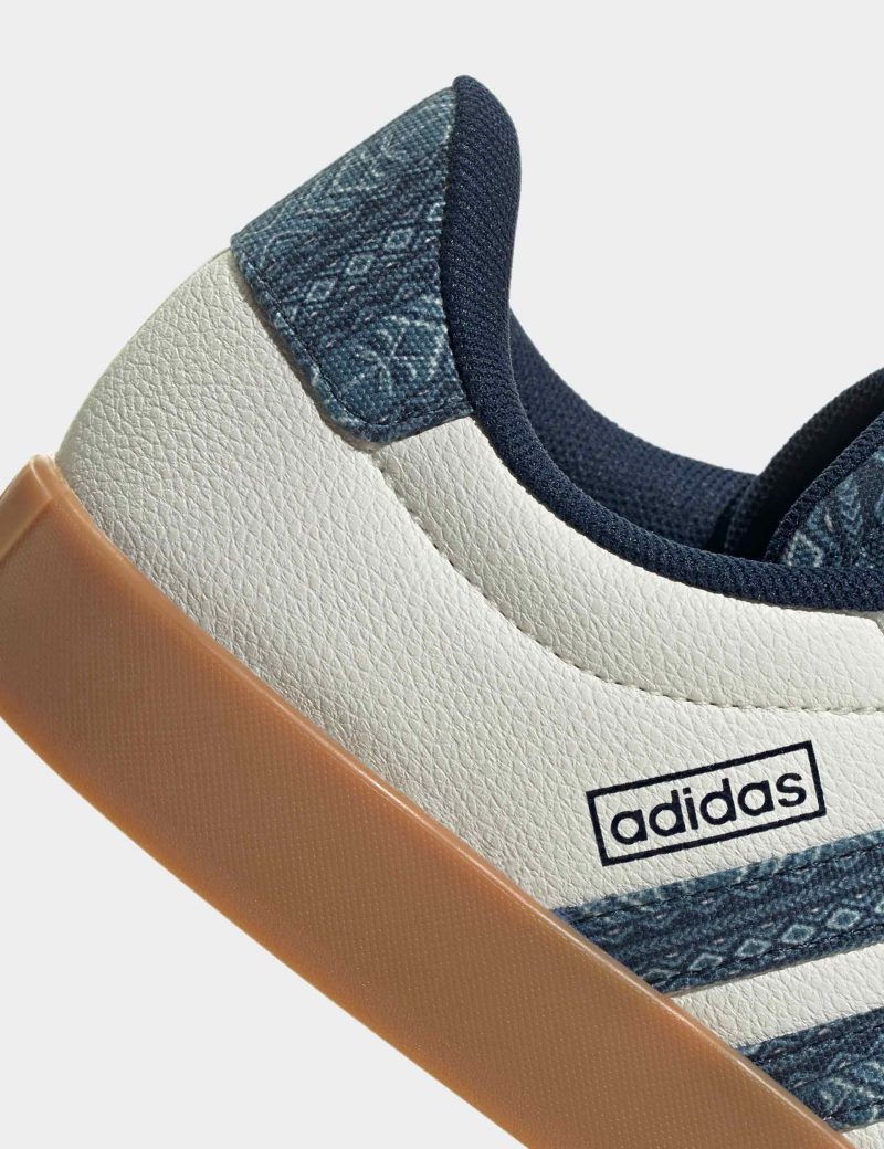 adidas vl court 3 0 shoes white indigo gum10 ih4809 8