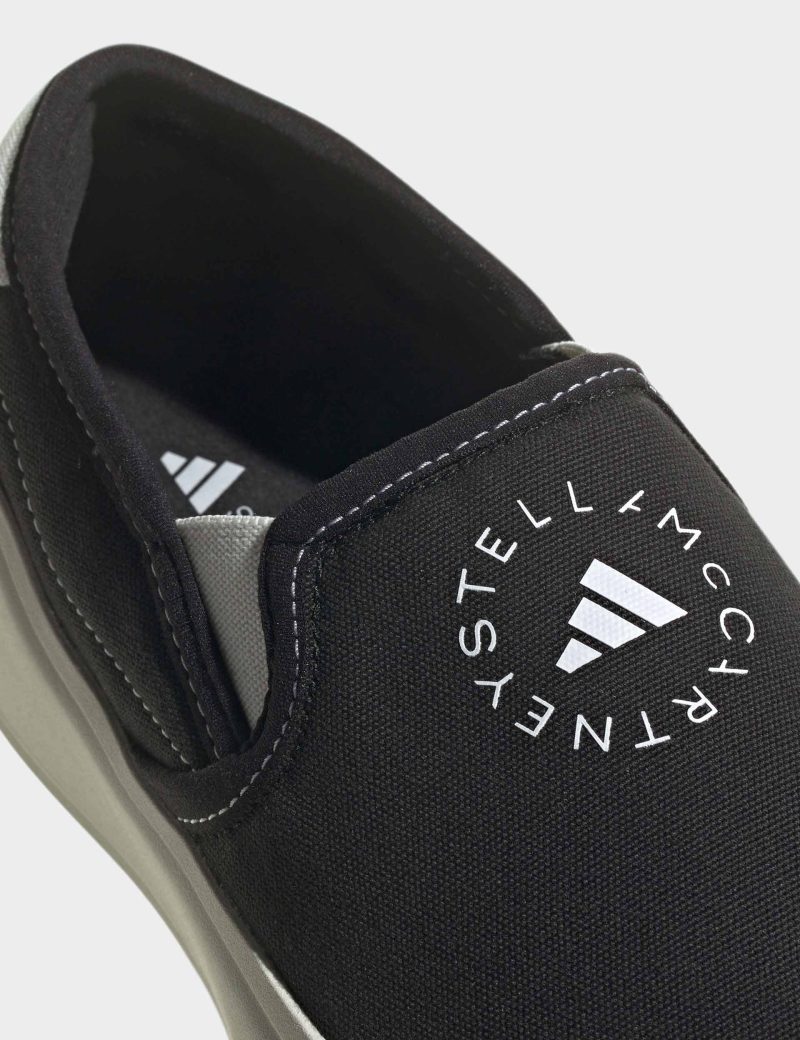 adidas x stella mccartney court slip on shoes black white hp2772 3