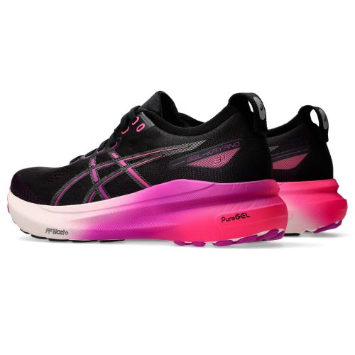 asics gel kayano 31 black bold magenta 1012B670003 3