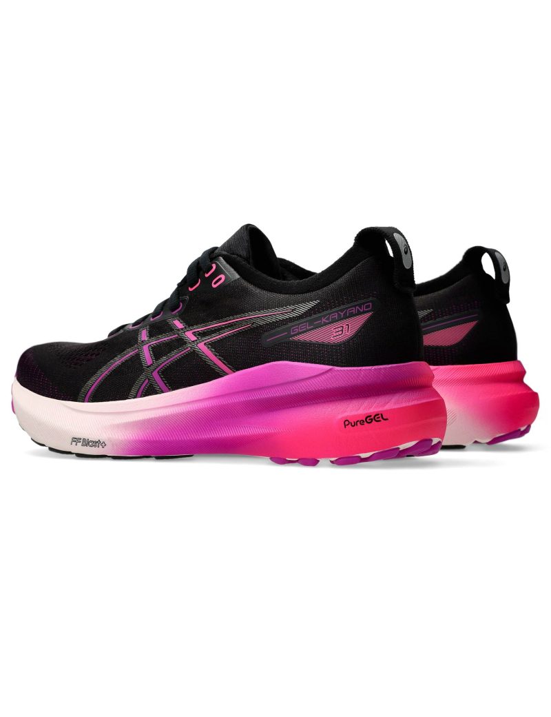 asics gel kayano 31 black bold magenta 1012B670003 3