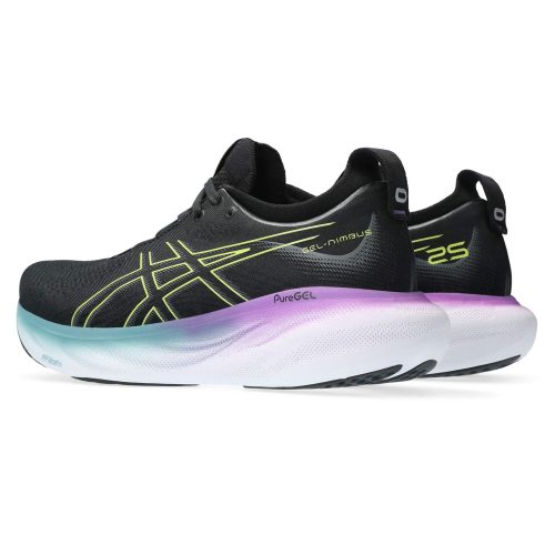 asics gel nimbus 25 black glow yellow 1012B356 004 4