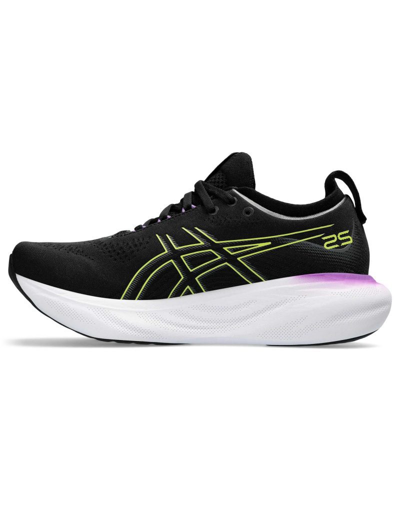 asics gel nimbus 25 black glow yellow 1012B356 004 7