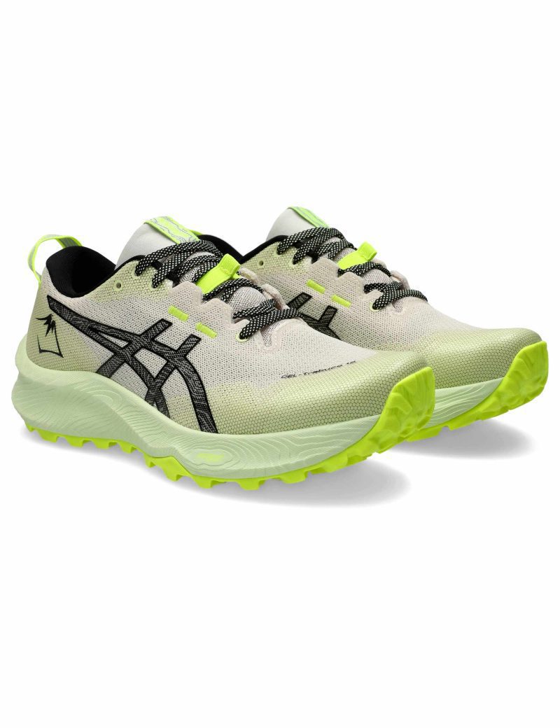 asics gel trabuco 12 oatmeal black 1012B605250 2