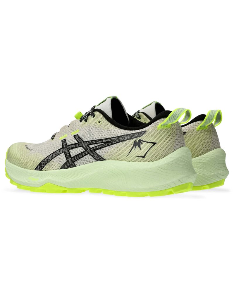 asics gel trabuco 12 oatmeal black 1012B605250 3