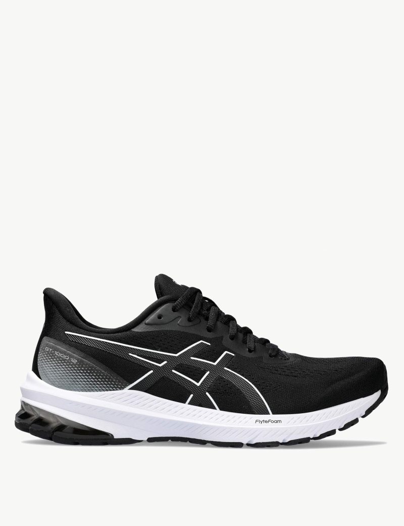 asics gt 1000 12 black white 1012B450 004 1