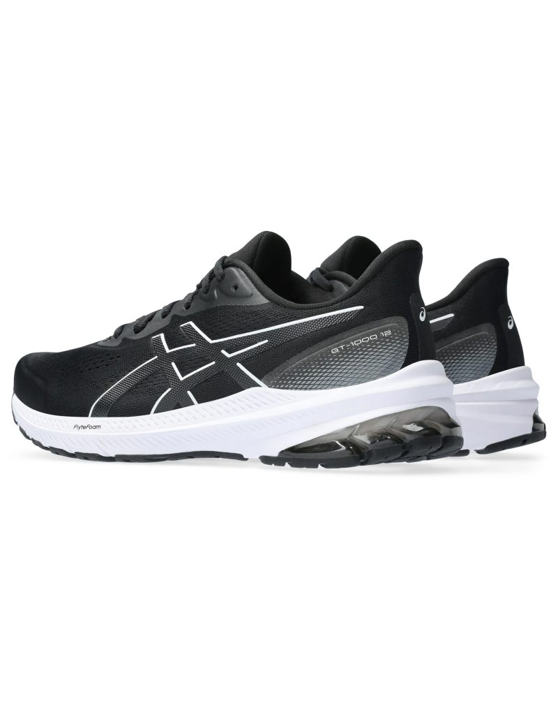 asics gt 1000 12 black white 1012B450 004 5