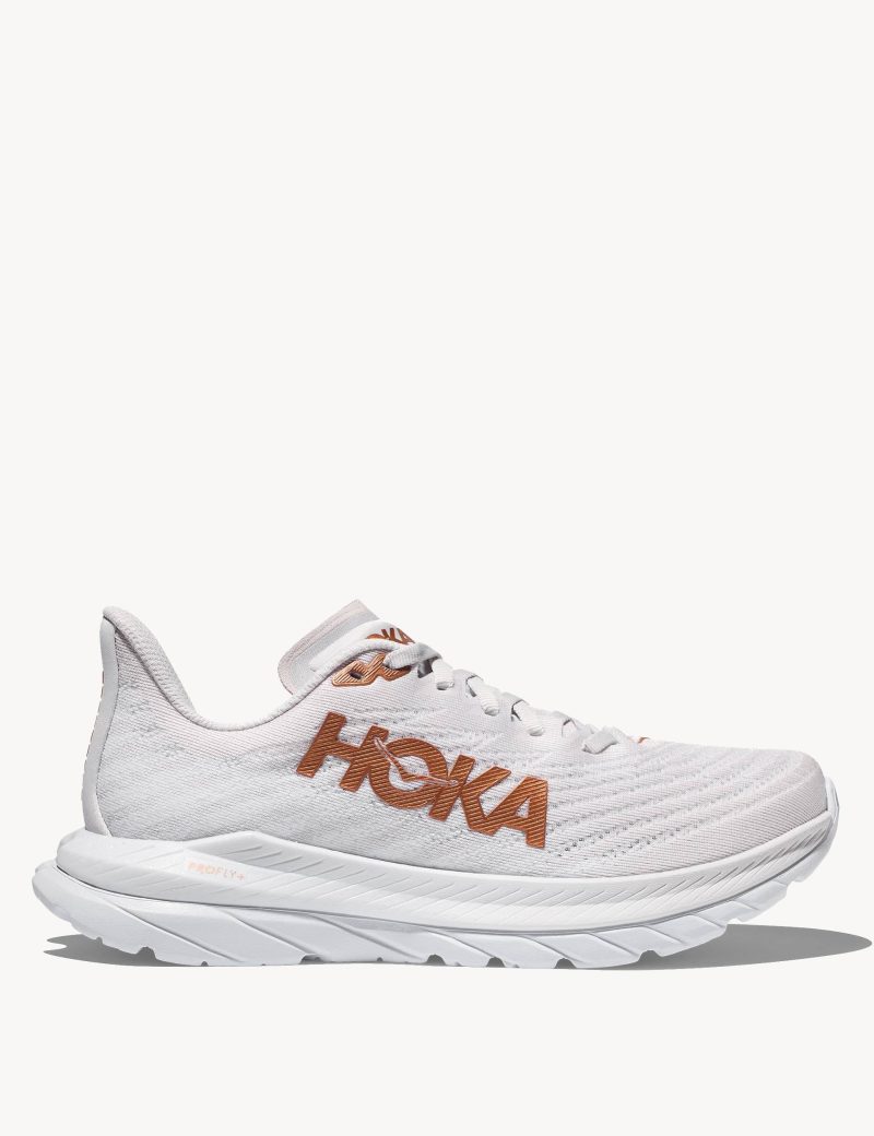 hoka mach 5 shoes white copper 1127894 WCPP 1