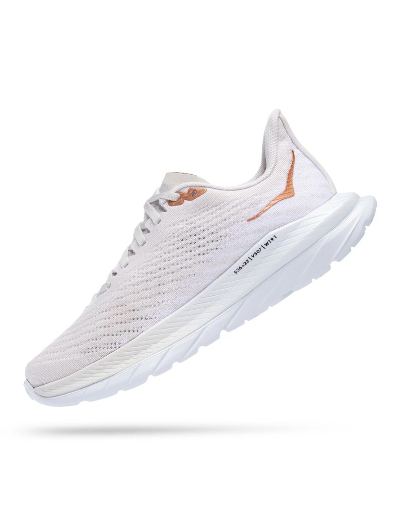 hoka mach 5 shoes white copper 1127894 WCPP 4