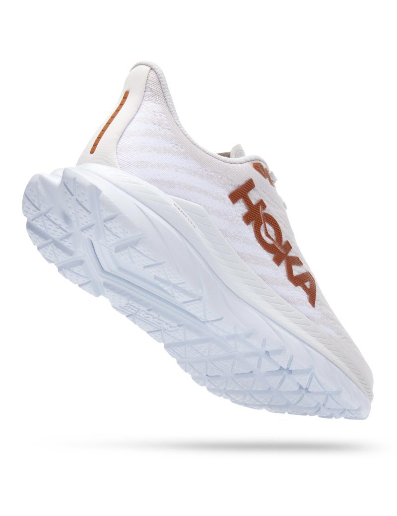 hoka mach 5 shoes white copper 1127894 WCPP 5