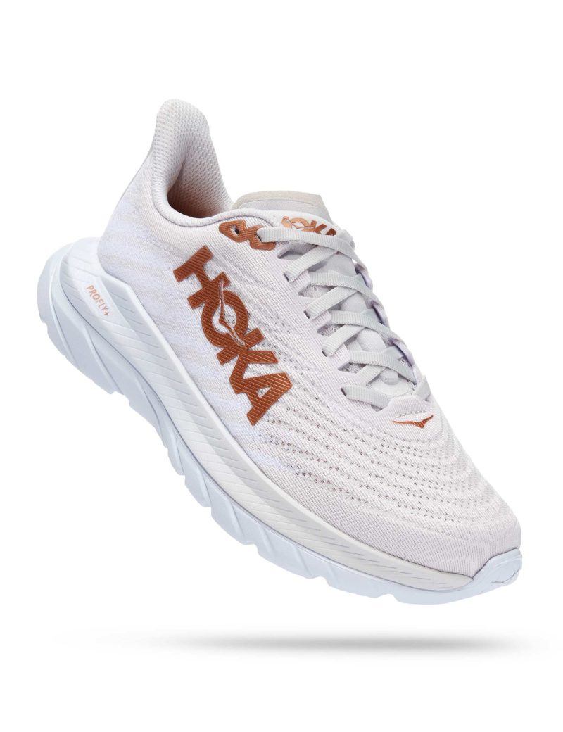 hoka mach 5 shoes white copper 1127894 WCPP 7