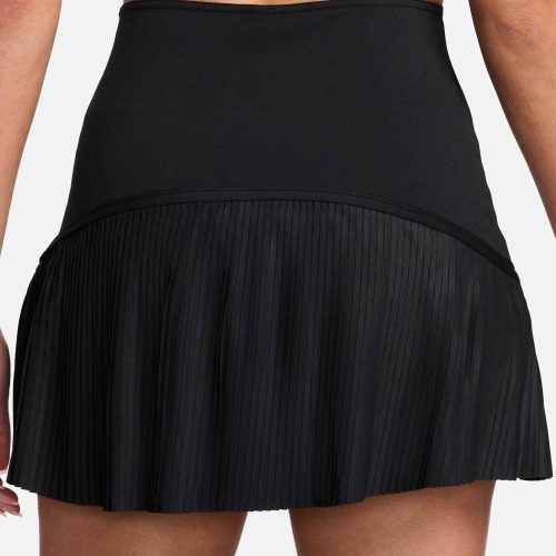 nike advantage dri fit tennis skirt black white fd6532 010 7