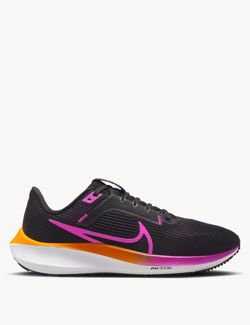 nike pegasus 40 shoes black violet orange white dv3854 011 1