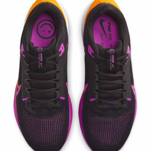 nike pegasus 40 shoes black violet orange white dv3854 011 3