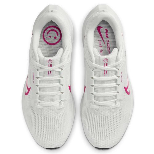 nike pegasus 40 shoes white fireberry fv0984 100 3