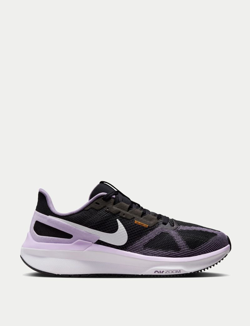 nike structure 25 shoes black white daybreak lilac dj7884 006 1