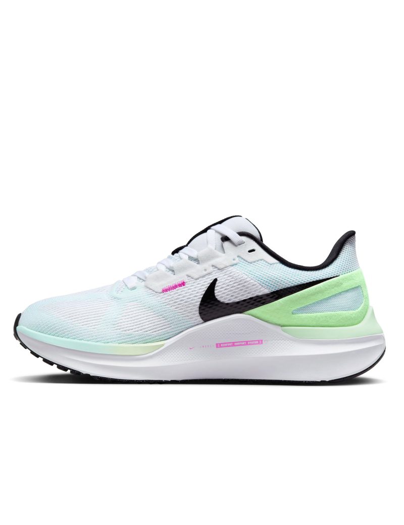 nike structure 25 shoes white black blue green dj7884 105 2