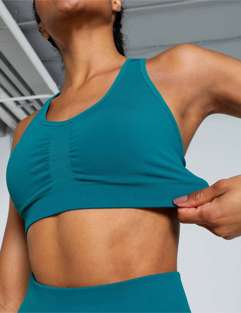 puma 4keeps shapeluxe bra cold green 524361 83 5