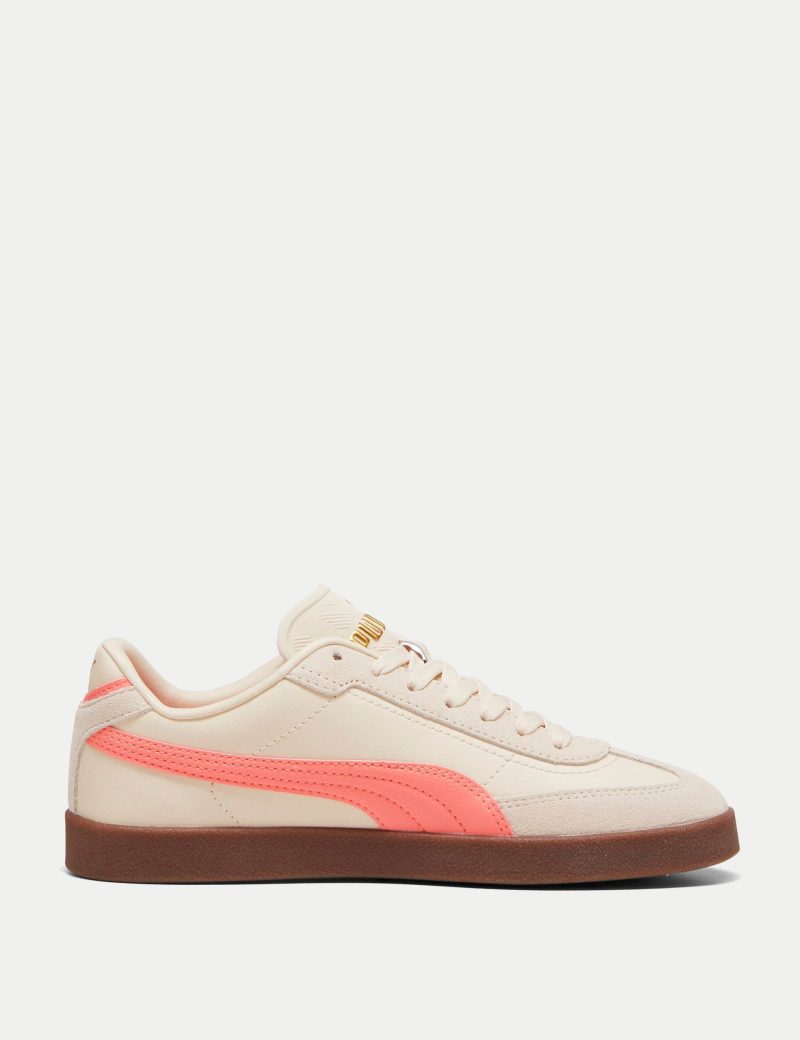 puma club ii era sneakers alpine snow fluro peach pes gum 39744710 1