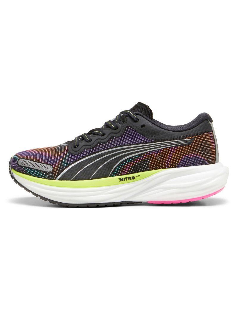 puma deviate nitro 2 shoes black lime pink 380077 01 3