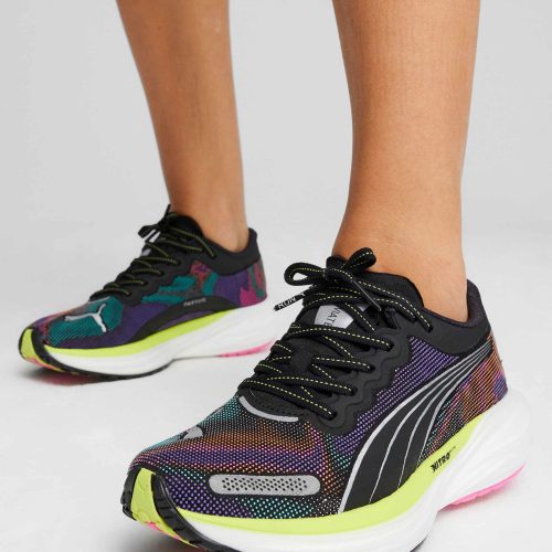 puma deviate nitro 2 shoes black lime pink 380077 01 5