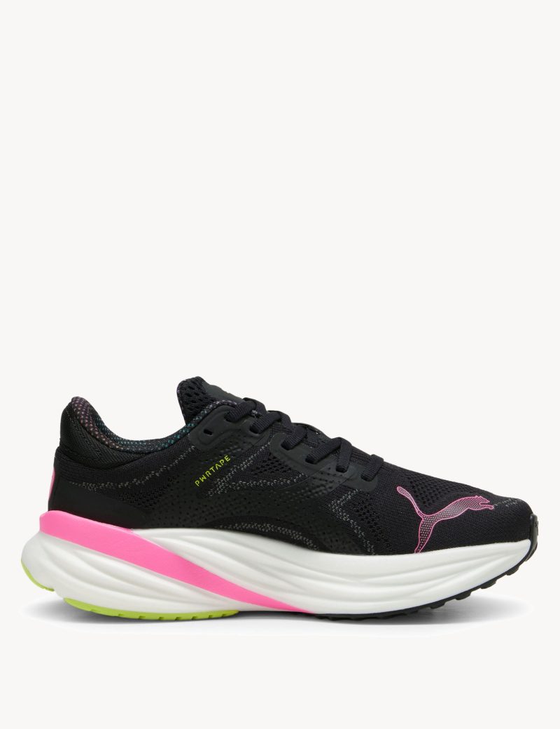 puma magnify nitro 2 shoes black lime pink 380079 01 1