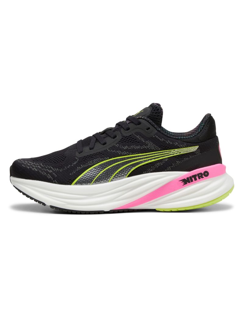 puma magnify nitro 2 shoes black lime pink 380079 01 3