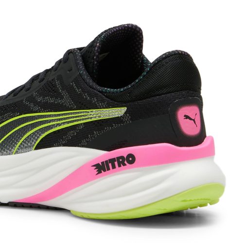 puma magnify nitro 2 shoes black lime pink 380079 01 6