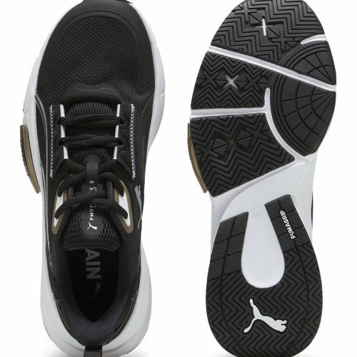 puma pwrframe tr 3 shoes black silver white 379560 01 5