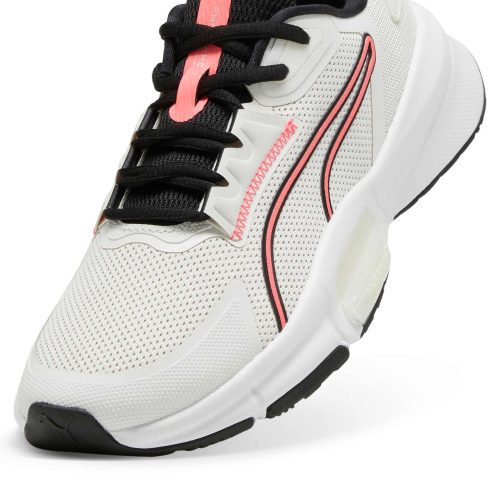 puma pwrframe tr 3 shoes vapor grey black sunset glow 37956009 5