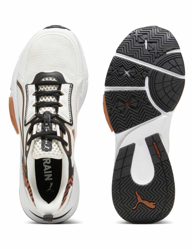 puma pwrframe tr 3 shoes white black teak 379634 01 2