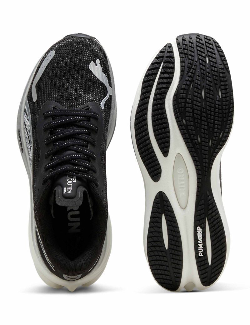 puma velocity nitro 3 shoes black silver white 377749 01 8