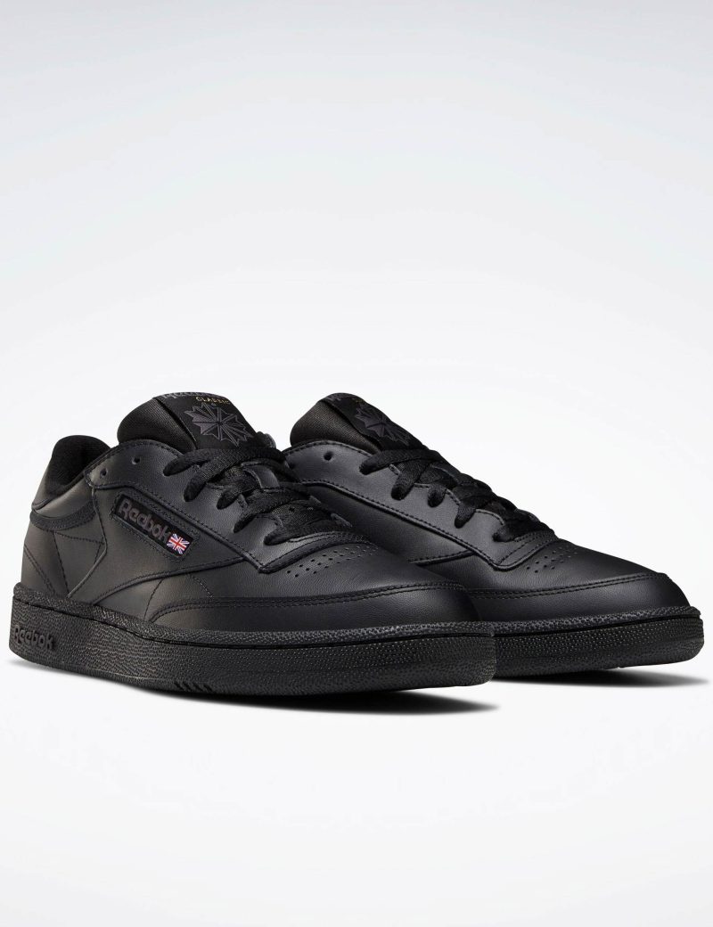 reebok club c 85 shoes black charcoal 100000153 4