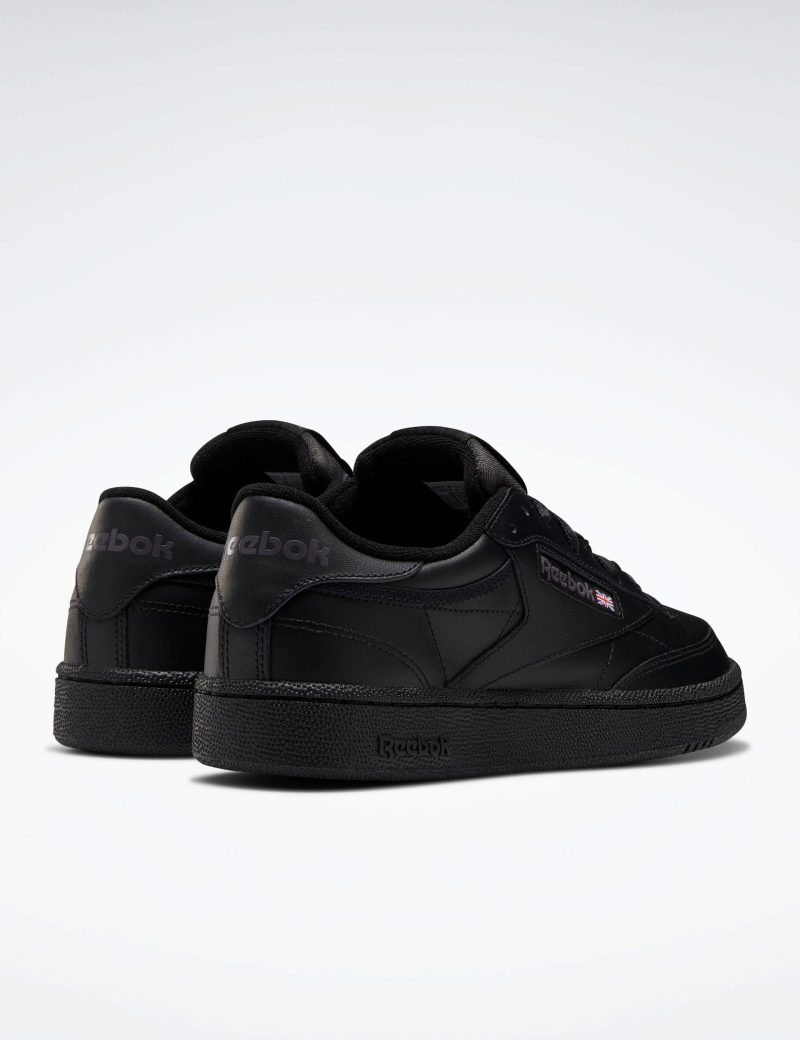 reebok club c 85 shoes black charcoal 100000153 7