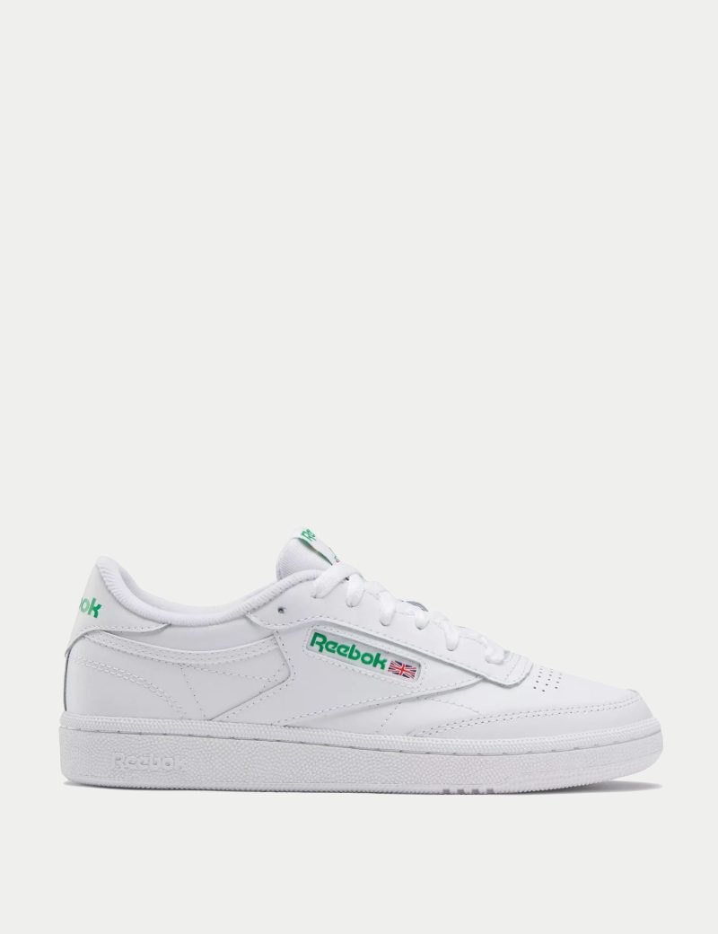 reebok club c 85 shoes white green 100033933 1