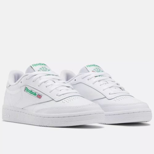 reebok club c 85 shoes white green 100033933 2