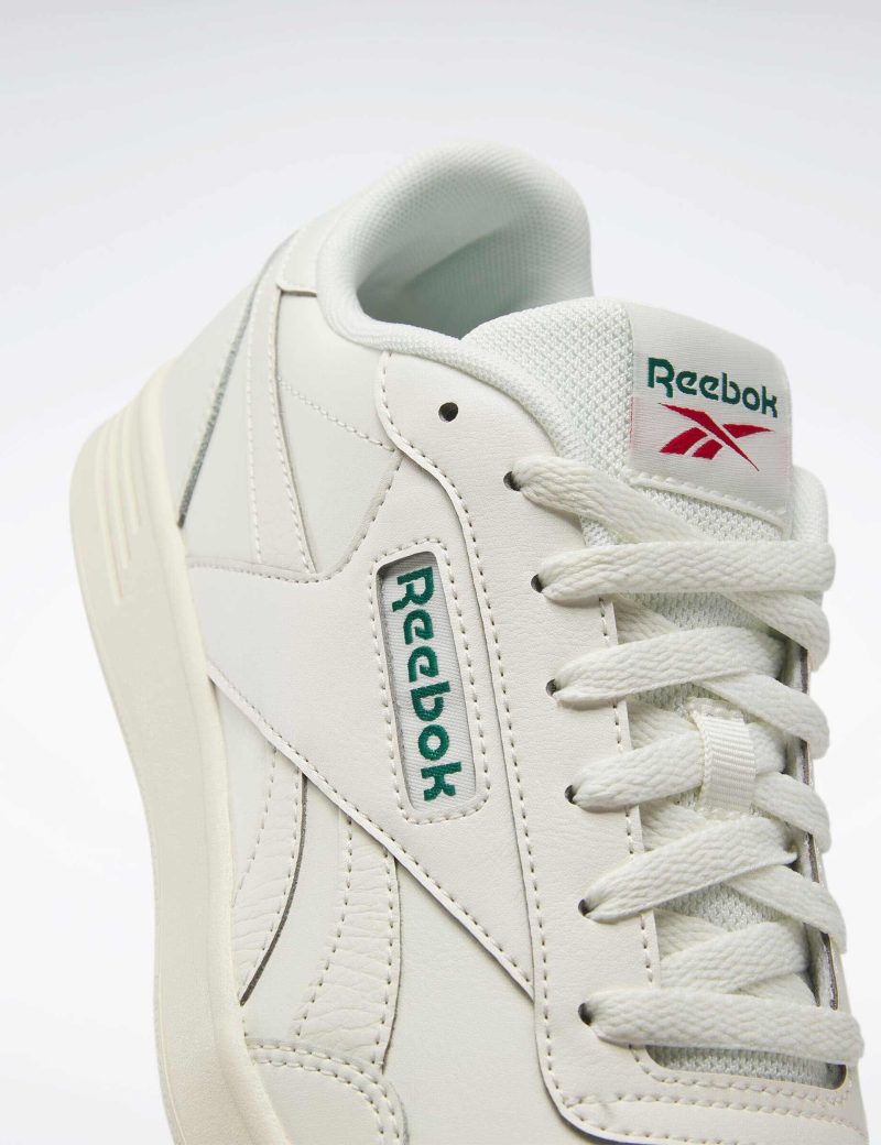 reebok court advance shoes chalk green red 100010620 5