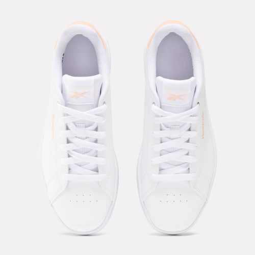 reebok court clean sneakers cloud white peach glow blush 100074378 5