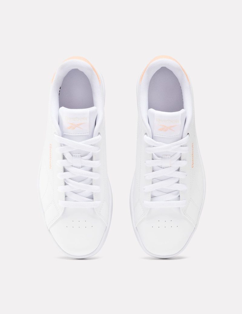 reebok court clean sneakers cloud white peach glow blush 100074378 5