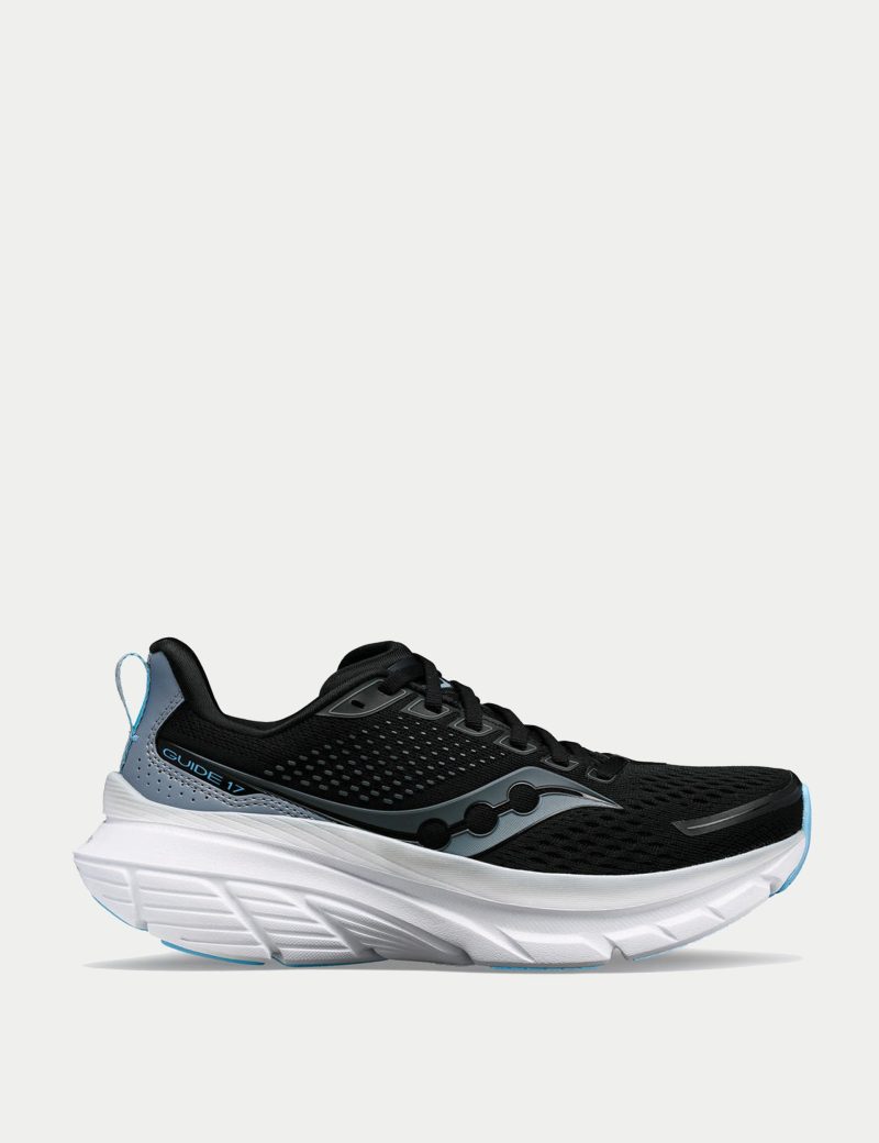 saucony guide 17 black white s10936 100 1