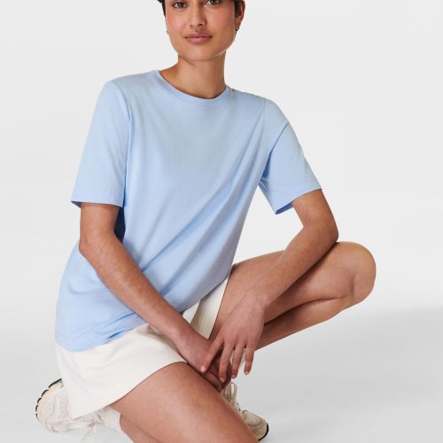 sweaty betty essential crew neck t shirt breeze blue sb9687 8766 5