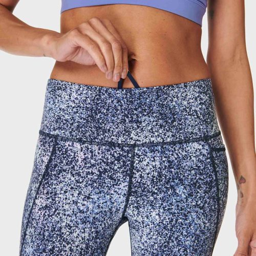 sweaty betty power 7 8 gym leggings blue speckle print sb5400a 78 11992 3