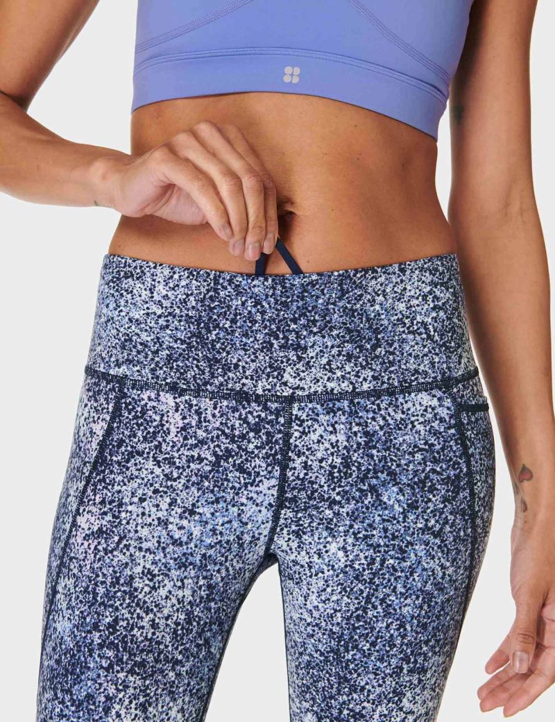 sweaty betty power 7 8 gym leggings blue speckle print sb5400a 78 11992 3