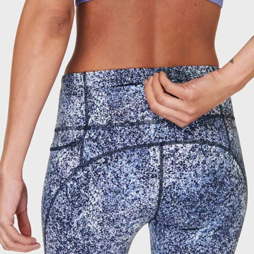 sweaty betty power 7 8 gym leggings blue speckle print sb5400a 78 11992 5