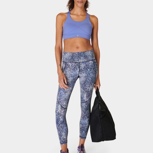 sweaty betty power 7 8 gym leggings blue speckle print sb5400a 78 11992 7